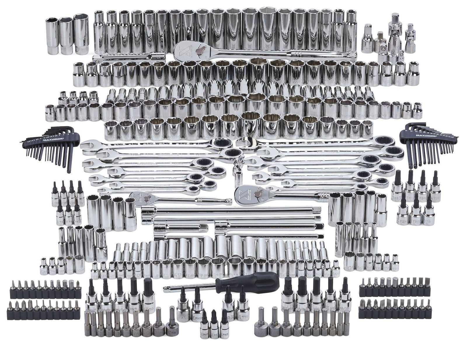 Professional Grade Socket Set, 346-pc, CRV, Nickel-Chrome Plating G1D2 - product image 6