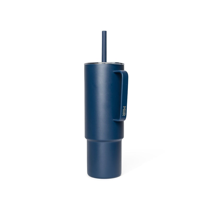Stainless Steel Insulated All Day Straw Cup with Handle, Tidal Blue, 32-oz M1G2