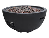Jefferson Round Gas Fueled Outdoor Fire Bowl with PVC Cover, 40,000 BTUs, 13.7-in S8M7 - product image 1