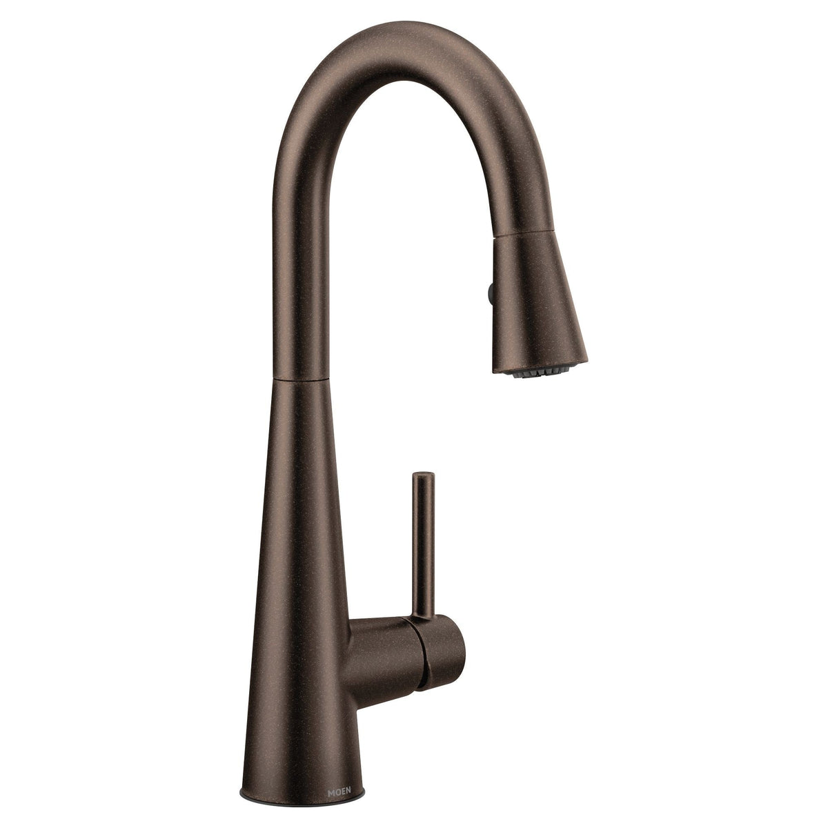 Sleek Single Handle High Arc Pull Down Sprayer Kitchen Faucet, Oil Rubbed Bronze E0F5 - product image 1