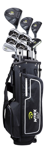 Men's Complete Golf Club Set with Golf Stand Bag, Black U4A2 - product image 1