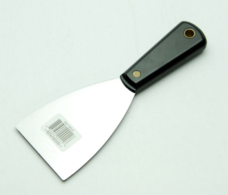Multi-Purpose Flexible Carbon Steel Wall/Paint Scraper & Spackling/Putty Knife, 3-in F0D2