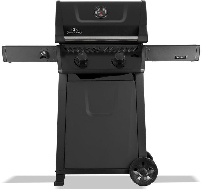 Rebel 365 2-Burner LP Gas BBQ, Matte Black I2B6