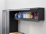 Bold 3.0 Series Lockable Steel Garage Cabinetry Set with Bamboo Top, Grey, 120-in x 18-in x 72-in, 5-pc R8P2 - product image 3