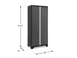 Bold Series Lockable 24-Gauge Steel RTA Storage Locker with 3 Shelves, Grey/Black, 36-in N4U2 - product image 5
