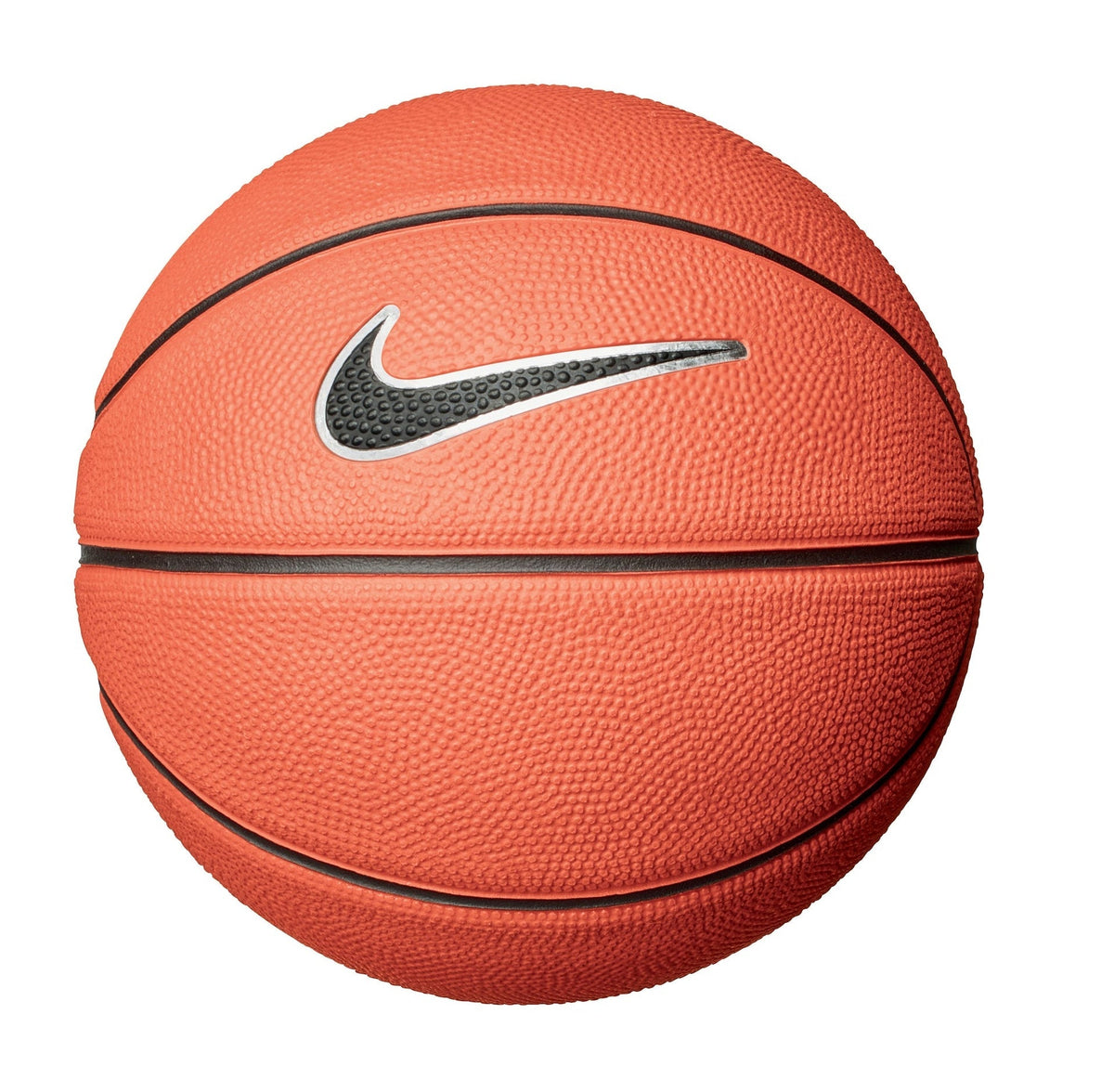 Skills Mini Kids' Indoor/Outdoor Rubber Basketball, Size 3 (22.5-in), Amber/Black/White C9R8 - product image 2
