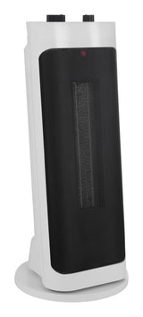 Oscillating Tower Ceramic Space Heater withThermostat, 1500W, White, 18-in U3C2 - product image 1