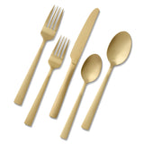 Summerside Champagne Matte Stainless Steel Flatware Set, Serves 4, 20-pc F7D7 - product image 2