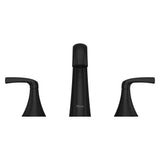 Rancho 8-in Widespread Bath Faucet, Matte Black F3F8 - product image 3
