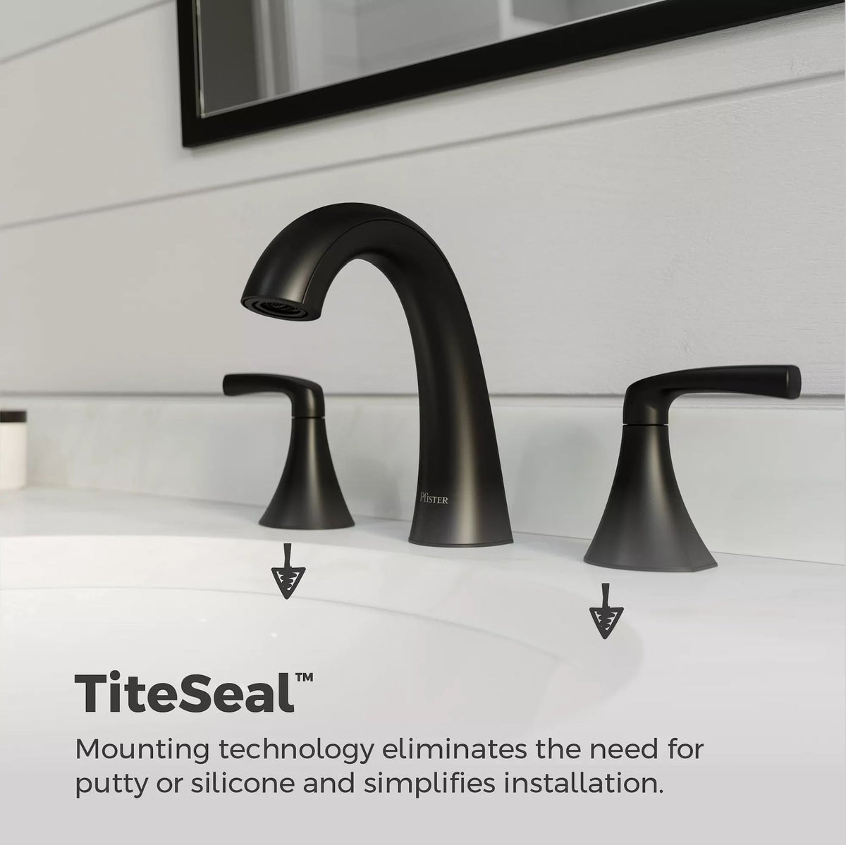 Rancho 8-in Widespread Bath Faucet, Matte Black F3F8 - product image 7