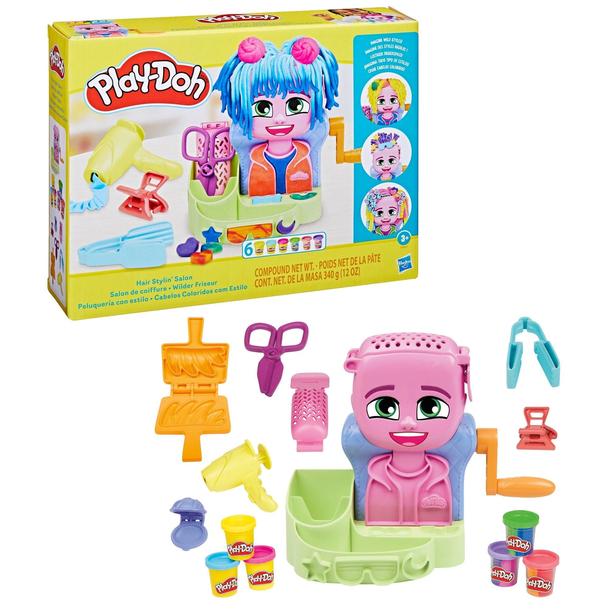 Hair Stylin' Dual Colour Salon Playset, Ages 3+ D2Q4 - product image 1