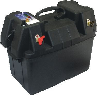 Power Station Battery Box, Black Y9H6