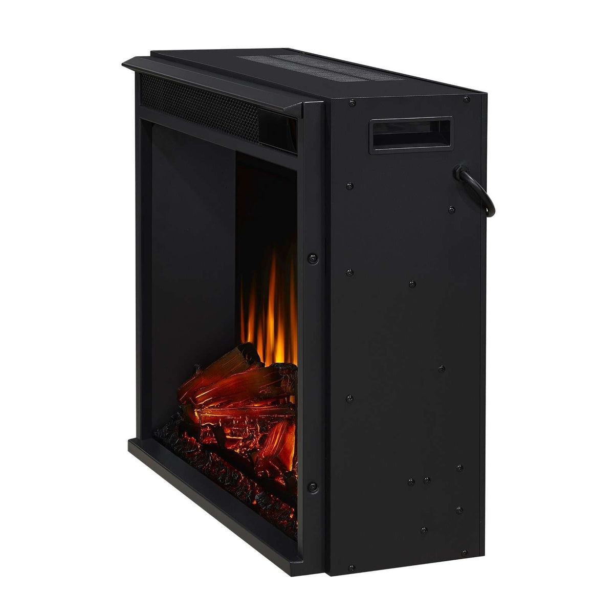 Flame Valmont Media Indoor Electric Fireplace TV Stand, 74-in, 1500W, Includes Remote Control & Firebox, Chestnut Oak I4O5 - product image 3
