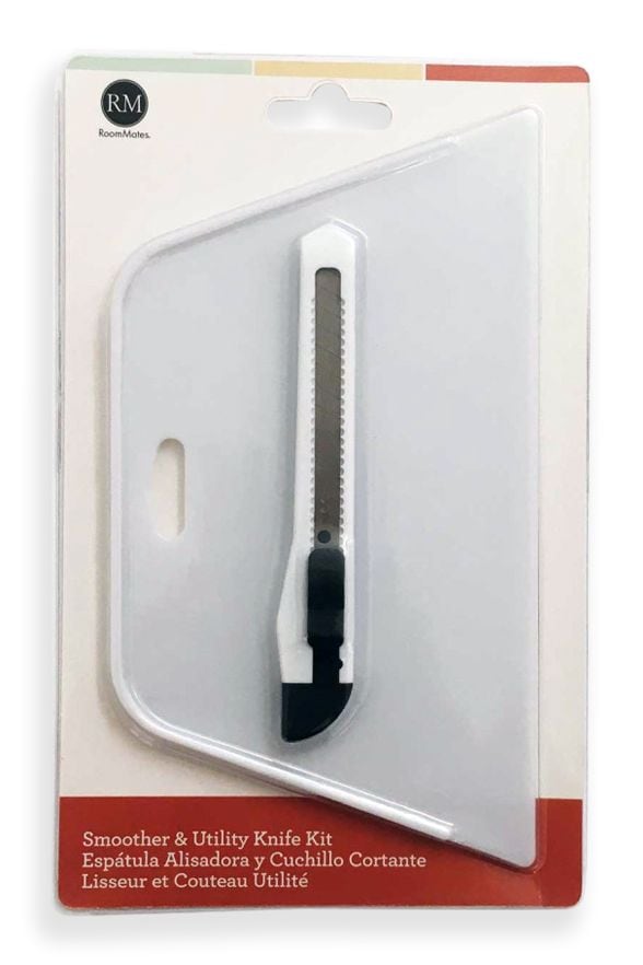 Wallpaper Smoother and Knife Kit, White N1P2