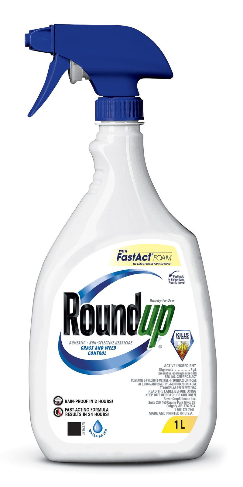 Ready-to-Use Herbicide Grass & Weed Control/Killer with Fast Fact Foam, 1-L C8A0