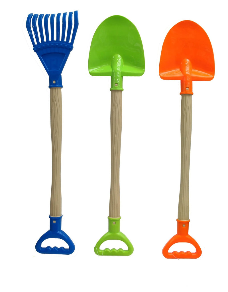 Sand Plastic Garden Shovel, Blue/Green/Orange, Assorted, Ages 2+, for Summer/Beach Activities K0S5