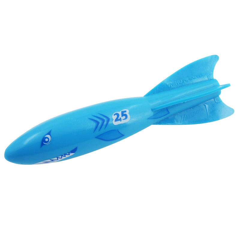 Torpedo Beast Underwater Pool Diving Toys, Multi-Coloured, Assorted, 4-pk, Ages 3+, for Beach/Pool Fun Activities U4A4