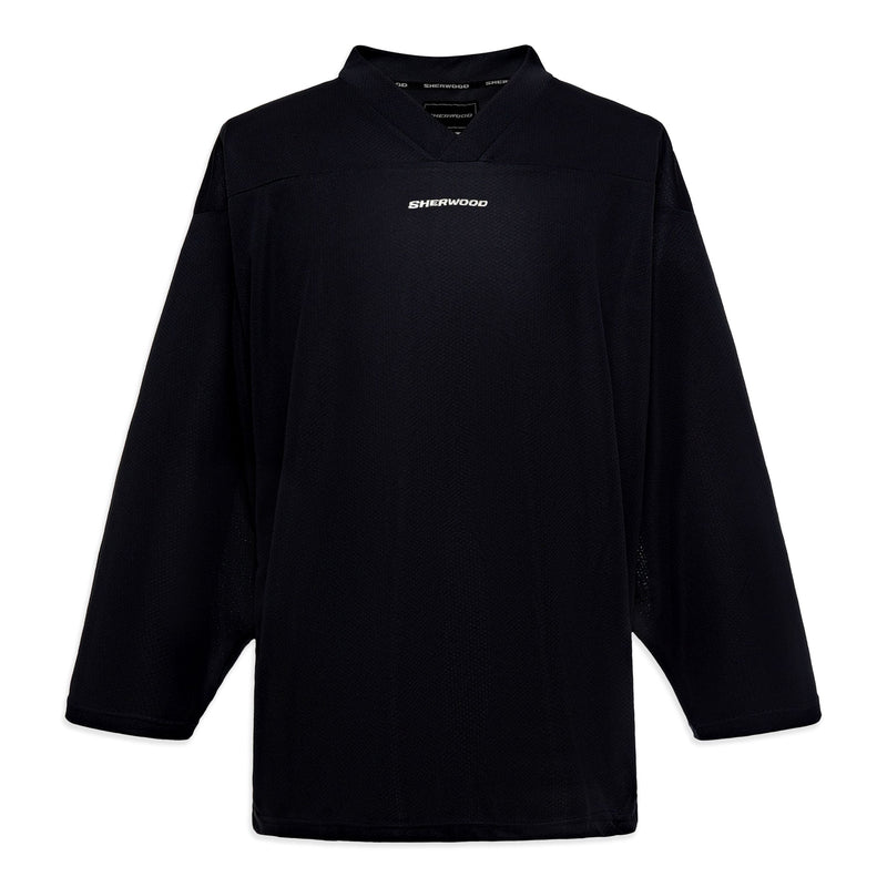 Mesh Practice Hockey Jersey, Senior, Black, Assorted Sizes Q0R6