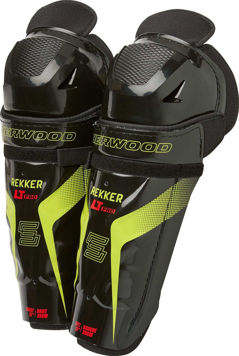 Rekker LT Pro Hockey Shin Guards, Senior, Assorted Sizes F1J0