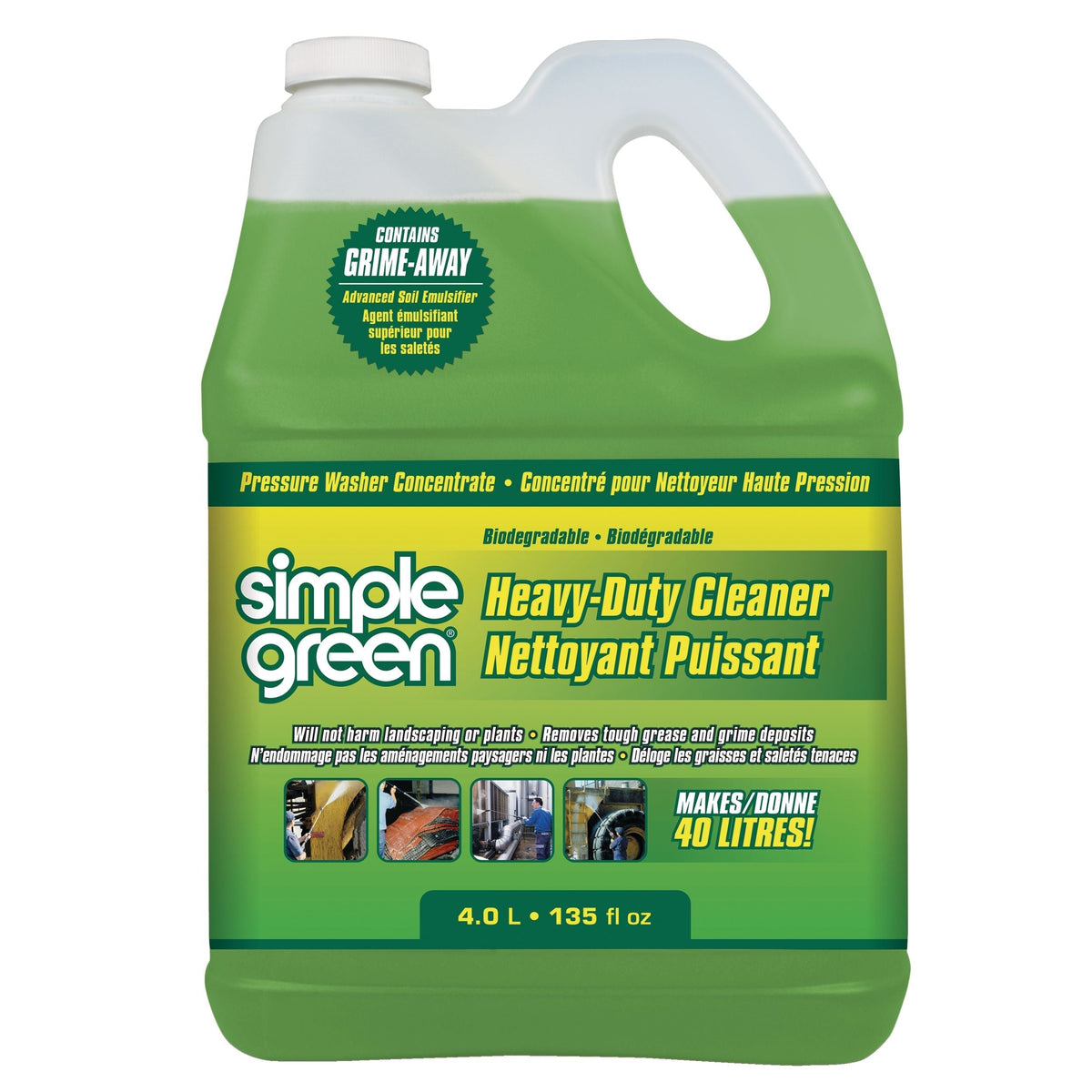 Green Heavy-Duty Concentrate Pressure Washer Detergent, 4L X8Z8 - product image 3