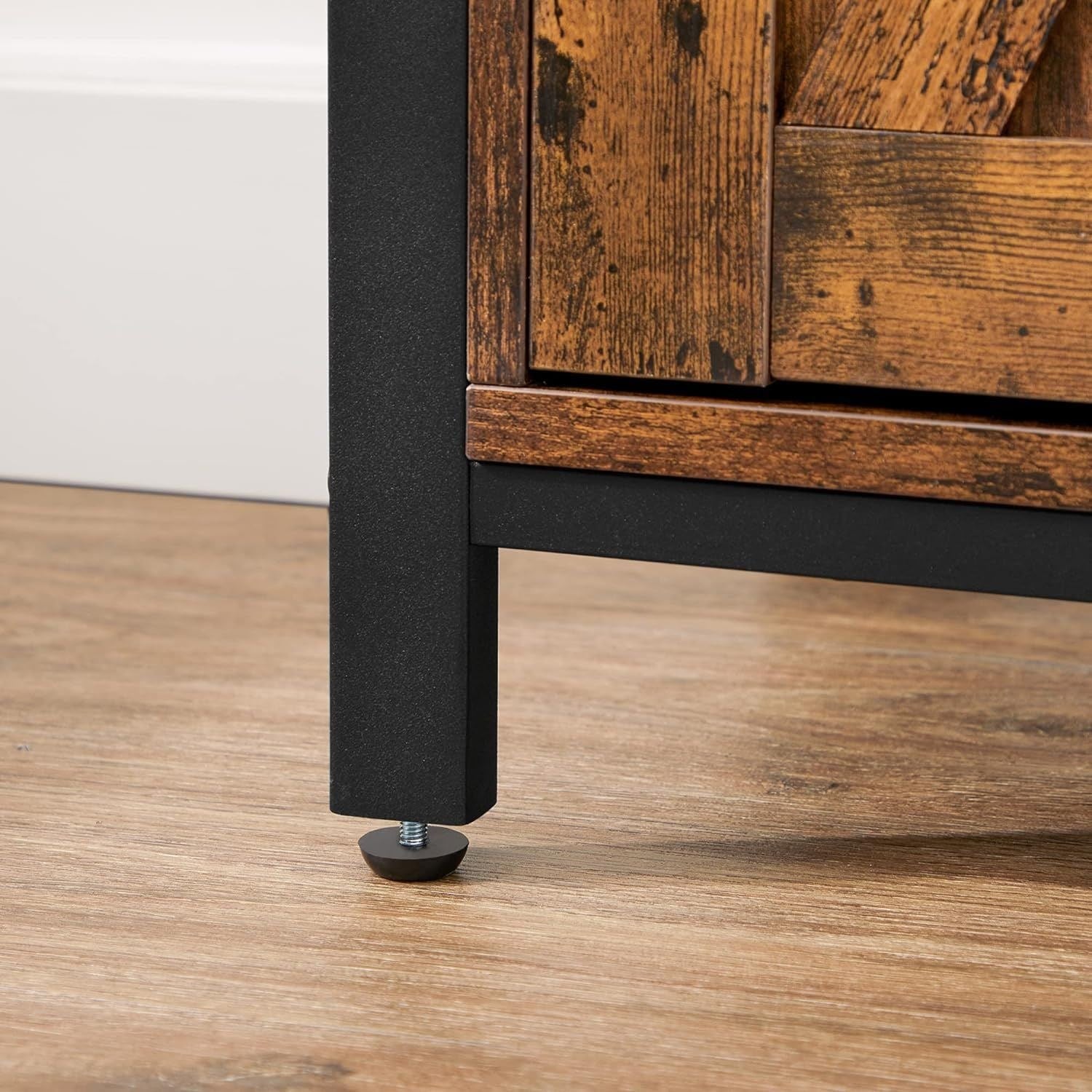 Home Rustic Brown Cabinet with Sliding Door G1B1 - product image 5
