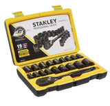 Professional Grade Black Chrome Socket Set, 19-pc, SAE/Metric K0Q0 - product image 1