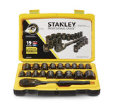 Professional Grade Black Chrome Socket Set, 19-pc, SAE/Metric K0Q0 - product image 2