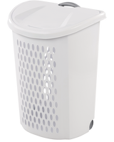 Bushel Ultra Laundry Hamper with Wheels, 20.1 L x 15.4 W x 26.75-in H W0D3 - product image 1
