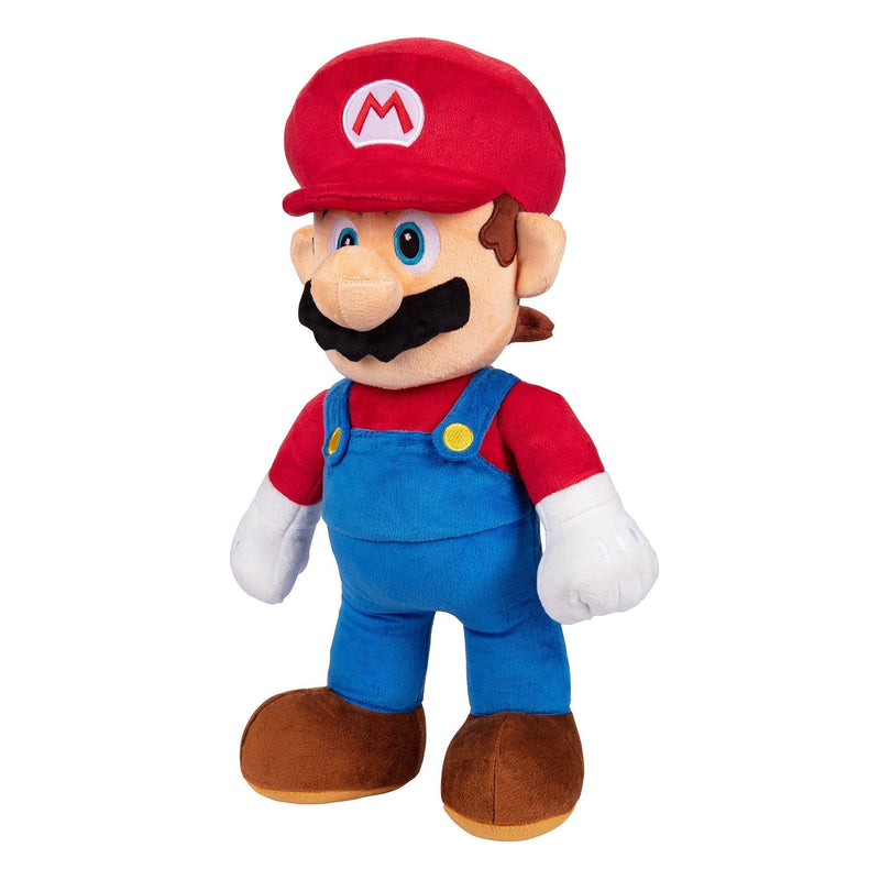 Mario Jumbo Basic Plush Mario, Red/Blue Q7D6