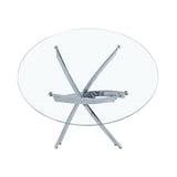 Me Home Star Glass Round Dining Table V0O5 - product image 3
