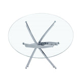 Me Home Star Glass Round Dining Table V0O5 - product image 4