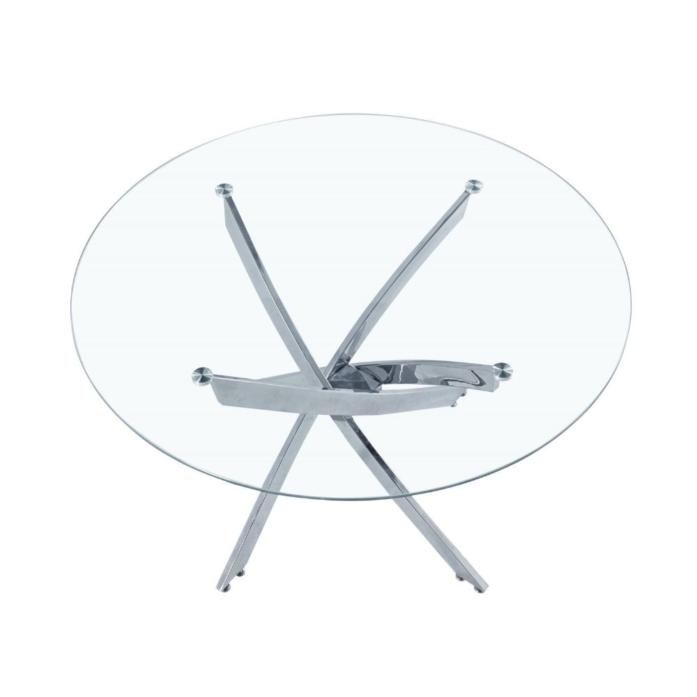 Me Home Star Glass Round Dining Table V0O5 - product image 4