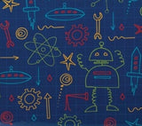 Kids Standard Insulated Soft Reusable Lunch Bag, Robot Doodles J4I6 - product image 1