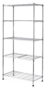 type A 5-Tier Wire Shelving Storage Unit, Chrome Q1D0 - product image 1