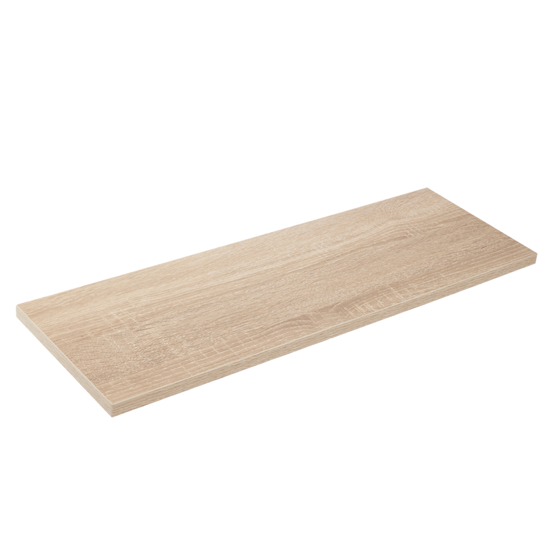 type A Floating Wall Shelf Board, Oak Sonoma Finish, 12 x 24-in L6L2