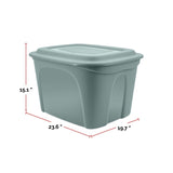 Type A Nesting Tote, 72-L, Moss Green S9W7 - product image 2