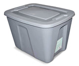 type A Restore Stackable Storage Box with Lid, 68-L, Grey B0B1 - product image 1
