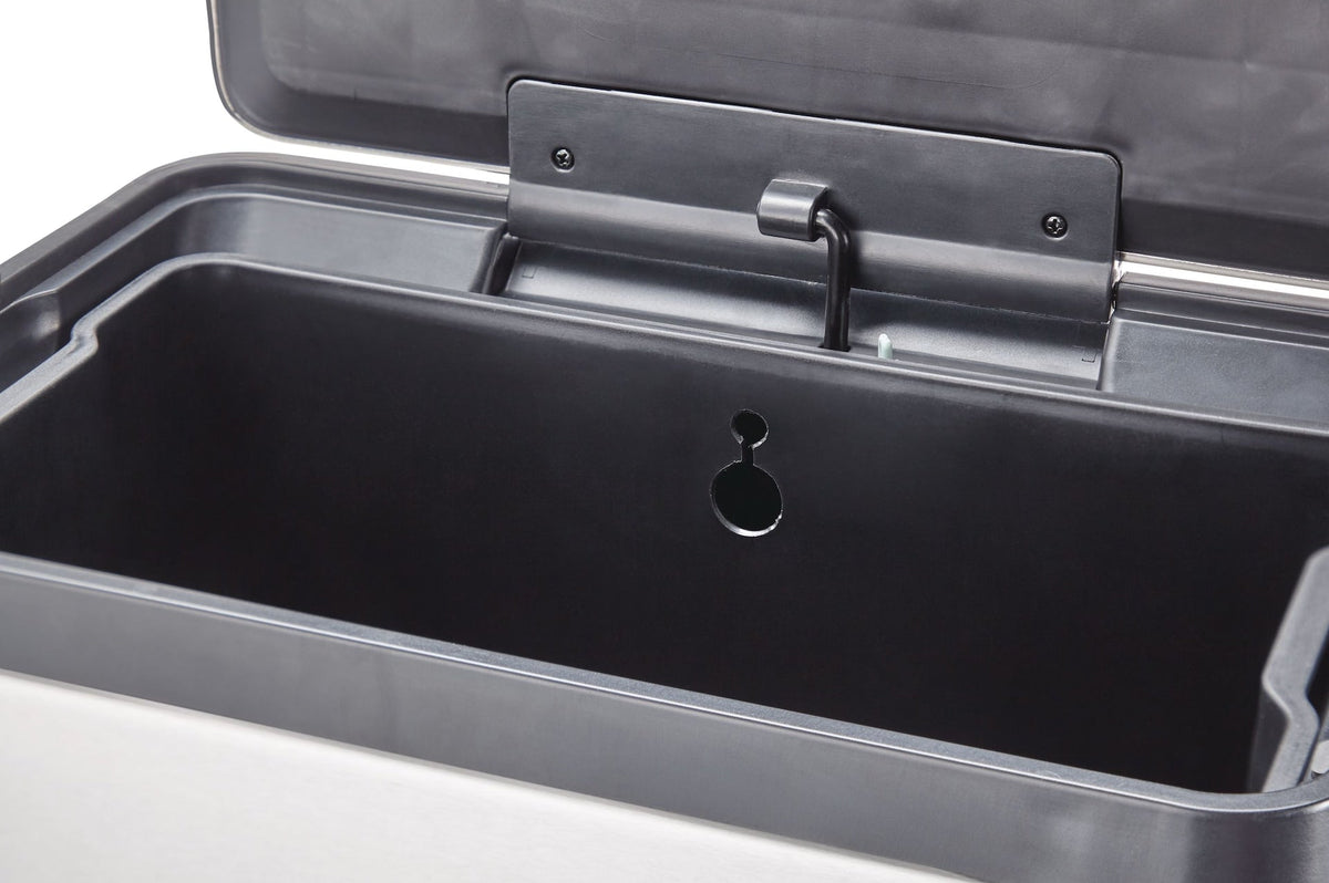 type A Wide Stainless Steel Rectangular Step Garbage Can with Slow Close Lid, 30-L S2L6 - product image 5