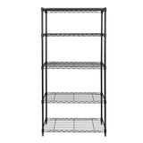 Classics 5-Tier Steel Shelving, 30-in x 14-in x 60-in, Black W2Z7 - product image 1