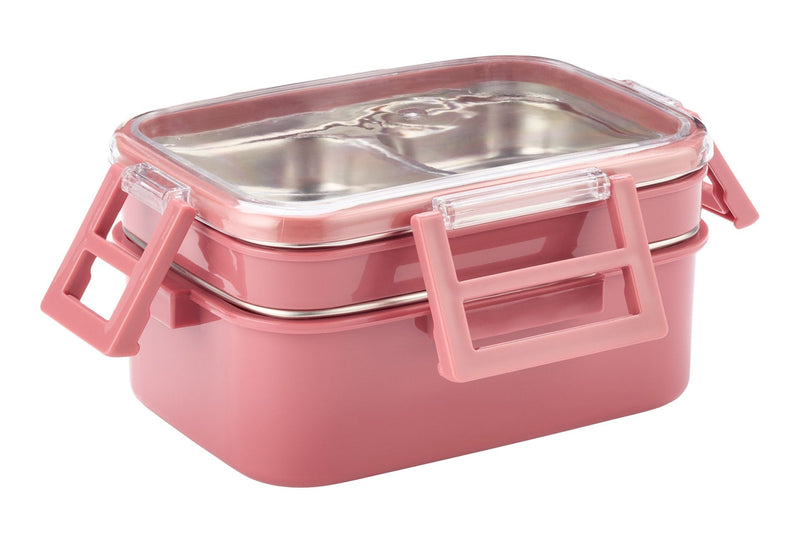 Bento Lunch Container, Pink W3P1