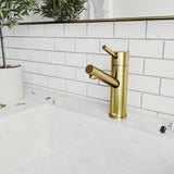 Noma Single Handle Single Hole Bathroom Sink Faucet, WaterSense Certified, Matte Gold F4K6 - product image 8