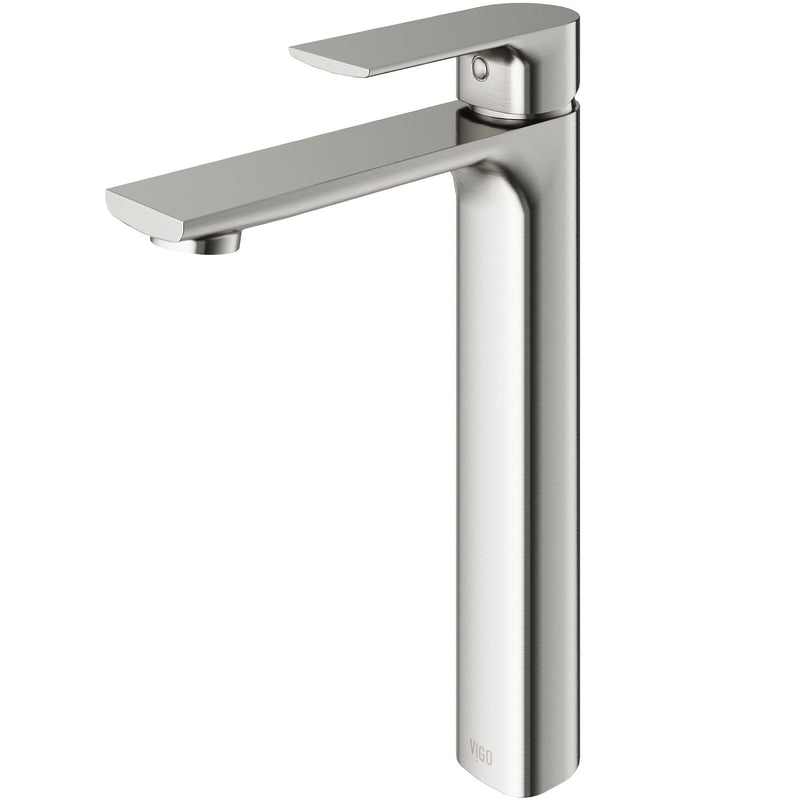 Norfolk Single Handle Vessel Bathroom Sink Faucet, WaterSense Certified, Brushed Nickel I6L4