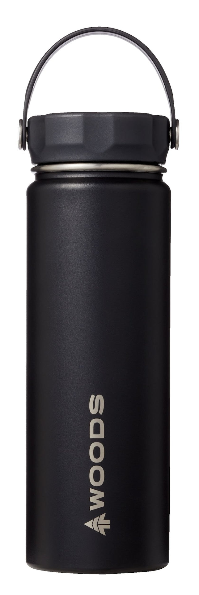 Water Bottle, 22-oz, Stainless Steel, Leak-Proof, Black K4M6
