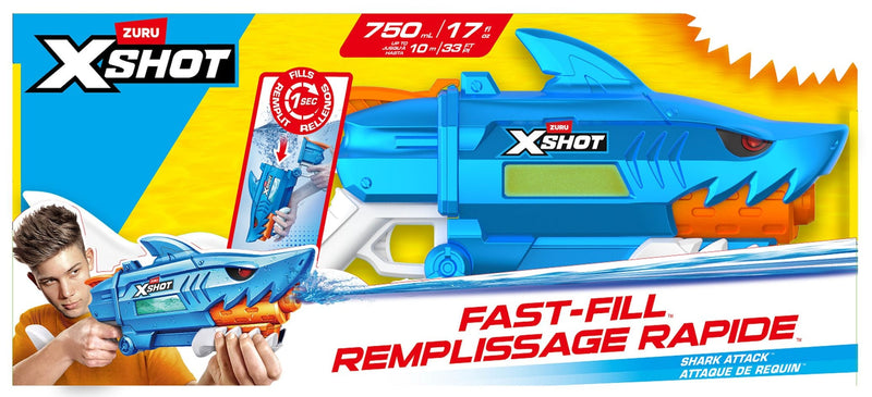 X Shot Shark Fast Fill Water Blaster with Fast-Fill Technology, 750-mL P9T4